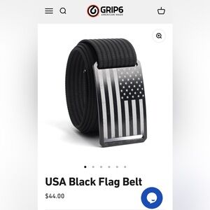 New Grip6, flag buckle & belt 52”xxl